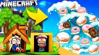🌊 BAZA VS TSUNAMI PĄCZKÓW - MINECRAFT TSUNAMI CHALLENGE | Vito VS Bella