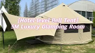 Premium 5M Bell Tent &ndash; Experience Hotel-Level Comfort in the Outdoors
