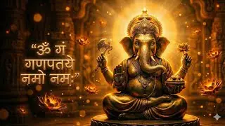ॐ गं गणपतये नमः | Ganesh Mantra | Lord Ganesha Mantra | Peace • Success • Wisdom | Bhakti by ai 