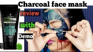 Charcoal face mask goes wrong | before use  this mask must watch |  charcoal peel off mask 😭
