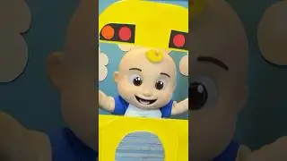 The Wheels on the Bus REAL LIFE CoComelon! Let's Dance! #shorts
