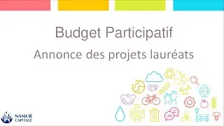 Budget Participatif de Namur 2020 - Annonce des lauréats