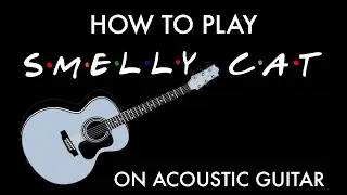 Friends - 'Smelly Cat' How to play on acoustic guitar by Phoebe Buffay