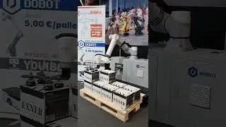 RAAS cobot palletizing solution #cobot #shorts #robot