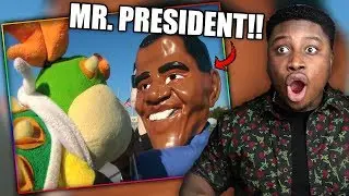JUNIOR MEETS BARACK OBAMA! | SML Movie: The President's Chef Reaction!