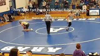 Riley Kuhn Fort Payne vs Michael Robertson Arab