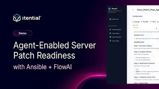 Agent Enabled Server Patch Readiness with Ansible + FlowAI