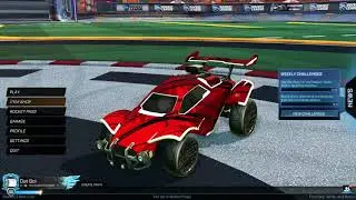CRIMSON SLIPSTREAM DECAL | ROCKET LEAGUE