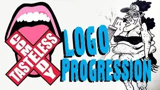 TASTELESS COMEDY LOGO - Animated Logo Art [with full Progression] by WAYNiMATiON [2016]