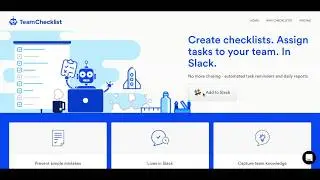 TeamChecklist - Tasks and automated reminders for Slack