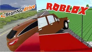 BeamNG Drive vs  Roblox crash💥🔥 - BeamNG.Drive #3