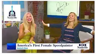 America’s First Female Speed painter Returns to Today in Nashville Show