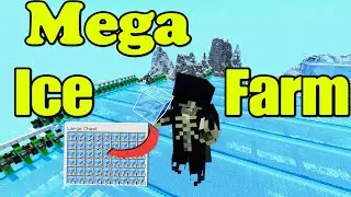 Руководство по созданию мега-ледяной фермы!!! (Просто и легко) [Minecraft Bedrock и Java 1.20]