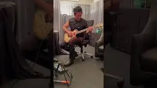 Richard Z. Kruspe playing before Leipzig show