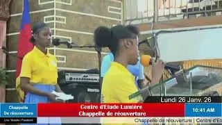 Chappelle de réouverture | Centre d'Etude Lumière | Lundi 26 Janv. 2026