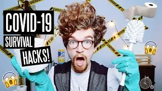 CORONAVIRUS SURVIVAL HACKS - FUNNY TIPS for COVID-19 QUARANTINE