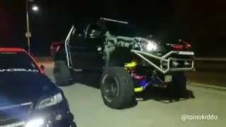 Babz Monster Truck VS Honda City