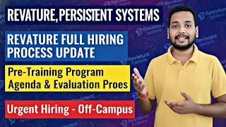 Revature Full Process & Pre-Training Update | Persistent Systems | Urgent Hiring | 2024,2025 Batch