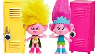 The Trolls Band Together Movie DIY Custom Back to School Locker Organization with Poppy and Viva