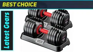 Регулируемая гантель Fit Sir 55 фунтов: идеальное компактное решение для развития силы!
