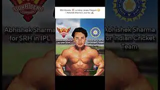 SRH Monster 💥 vs Indian Jersey Pressure 😳 | Abhishek Sharma&rsquo;s Journey 🏏 #AbhishekSharma#srh #ipl