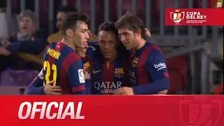 Hat-trick de Pedro en el FC Barcelona - SD Huesca Copa del Rey