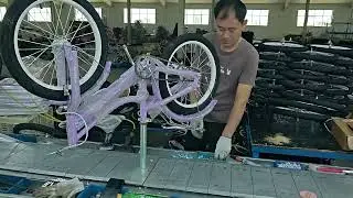 Assembly workshop#bike #bicycle #kidsbike #kidstoys #bikelover #wholesale #factory