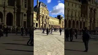 Beautiful Sunny Day in Paris, France 🇫🇷 | Louvre Museum is ❤️#paris