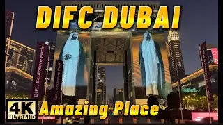 Dubai DIFC 🇦🇪Complete Walk Tour |4K| Amazing Place