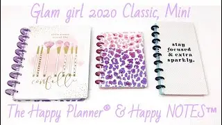 Flip-throughs Glam Girl Classic, Mini Planner and Half Sheet Happy Notes!