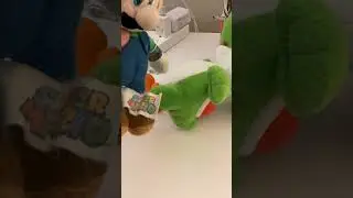 Sonic vs Mario&hellip; with special guests&hellip; #sonic #mario #plush