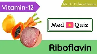 Vit b2/Vitamin-12/Riboflavin/Biochemistry Quiz/medical questions and answers/Mbbs quiz/Med Quiz