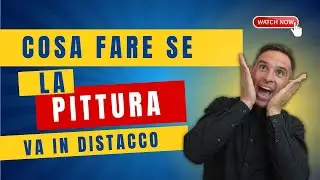 Cosa fare se la pittura va in distacco?
