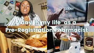 A Day In My Life As a Pre-reg Pharmacist |  Productive Vlog