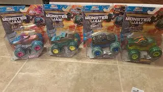 2025 Series 2 Monster Jam Mud Blasters Color Changers Full Set Review