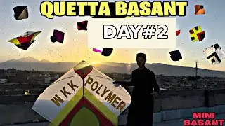 Quetta mini basant🥵 || Day 2💯 || end level kite flying🪁🔥 #wkkpolymerclub #viralvedio