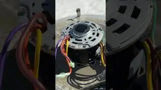 Quick exhaust fan motor swap #hvac #hvaclife