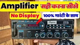 No Power Solution DLX 385 Amplifier Repair | How To Repair Amplifier 