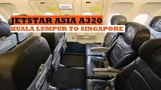 Jetstar Asia Economy Class | 3K684 Kuala Lumpur to Singapore - Airbus A320
