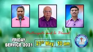 2021 05 21 TFGC  l  Pastor J Edwin Rajakumar  l  Pastor Paul Bance  l  Bro Sanjay James