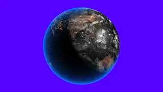 Earth Rotation Animation | 4K Green Screen for Video Editing #greenscreen #earth #earthrotation