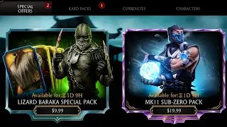 Gold Lizard Baraka Special Pack Opening & Details - MK Mobile | Stryder Force