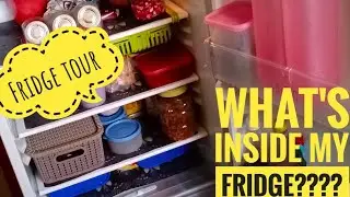 What's inside my fridge???  A Small Fridge Tour