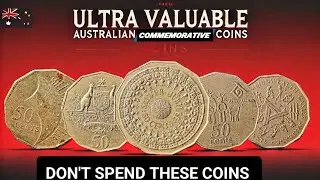 6 Australian 50c Commemorative Coins Valued at $1.7 Million That Are Still In Circulation.