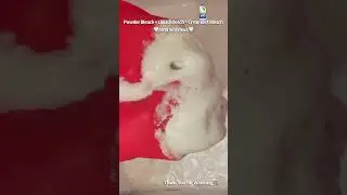 powder bleach + liquid bleach = CREAMIEST BLEACH EVER! 🥹🤤🤍🫧 | asmrwithmws
