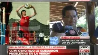 C5N - TRAGEDIA EN VILLA GESELL: HABLA EL PAPA DE AGUSTIN IRUSTIA