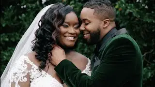 Winter Green Velvet & Gold Wedding | Elegant Outdoor Ceremony | Epic Dance Party | Cole's Garden OKC