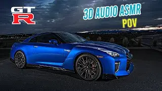 2023 Nissan GT-R POV Country Drive - Loud Turbo Sounds  (ASMR - 3D Audio)