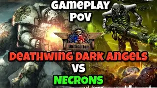 Dark Angels - Might of the Deathwing - DoW Unification survival vs Necrons #warhammer40k #dow