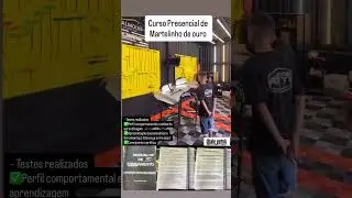 Curso presencial de Martelinho de ouro